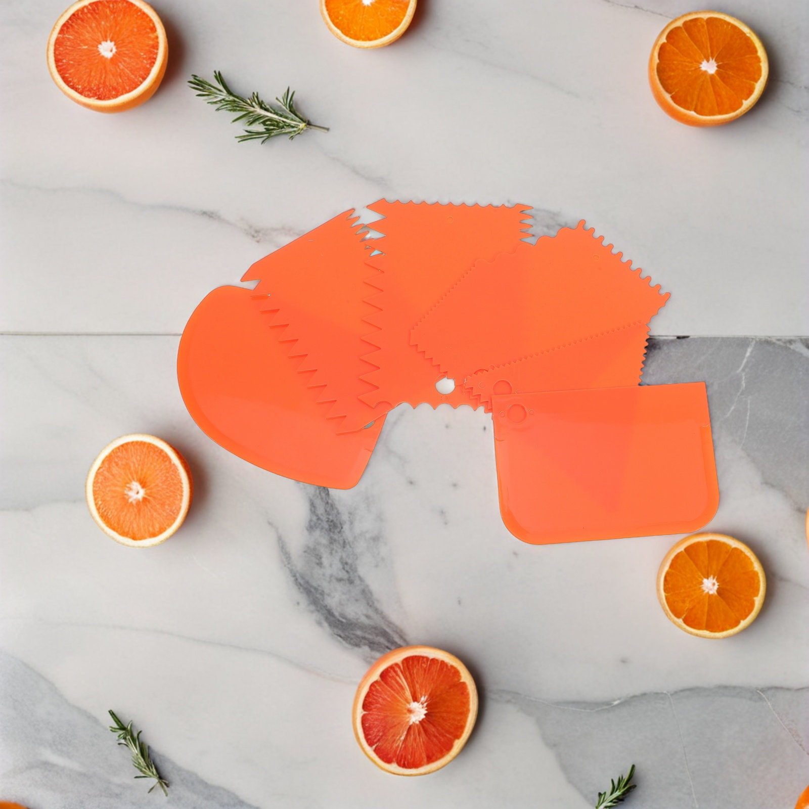 Fondant Smoother Set - Набор из 6 штук: скребки для