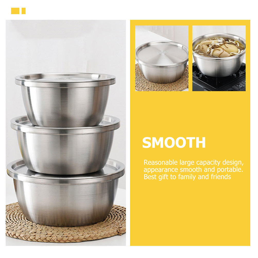 Kitchen Baking Storage Containers - Набор из нержавеющей стали: большая миска