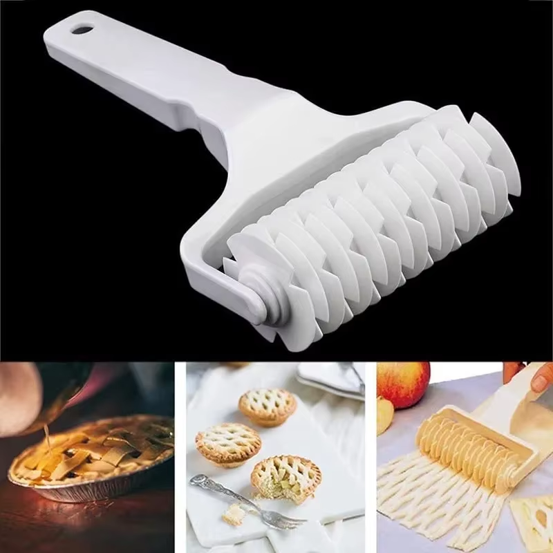 Kitchen Roller Baking - Пластиковый решетчатый роликовый резак для пиццы,
