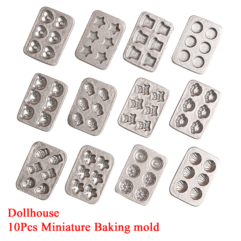 Miniature Baking Kitchen - 10 шт. кукольный домик миниатюрная мини-форма