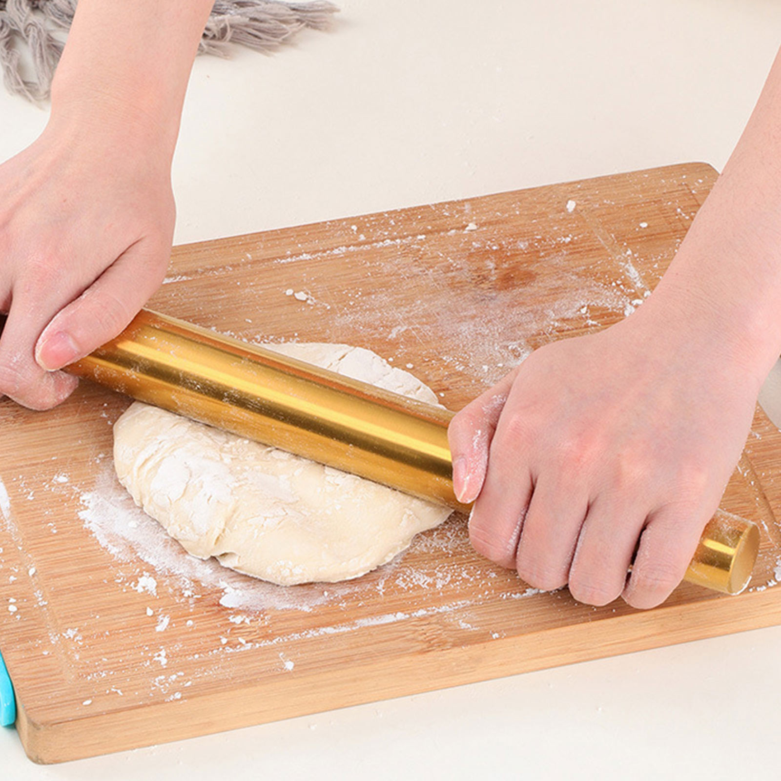 Kitchen Roller Baking - Золотая скалка для выпечки, инструмент для