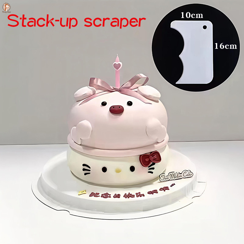 Fondant Smoother Set - Регулируемый скребок-выравниватель для торта, шпатель для