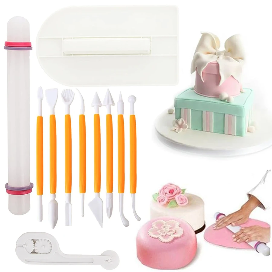 11 шт., набор инструментов для – обзор и цена Fondant Smoother Set