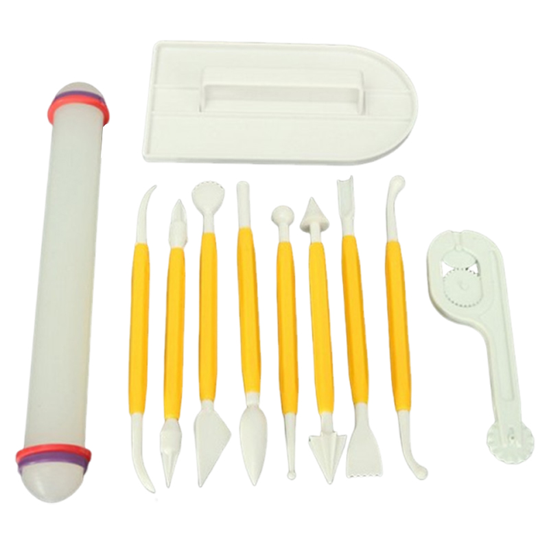 11 шт./компл., инструменты для – обзор и цена Fondant Smoother Set