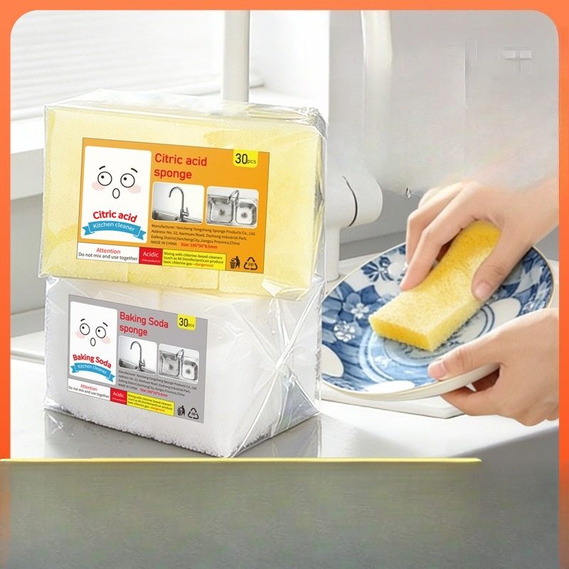 Салфетки-губки для мытья посуд – обзор и цена Kitchen Cleaner Baking Soda