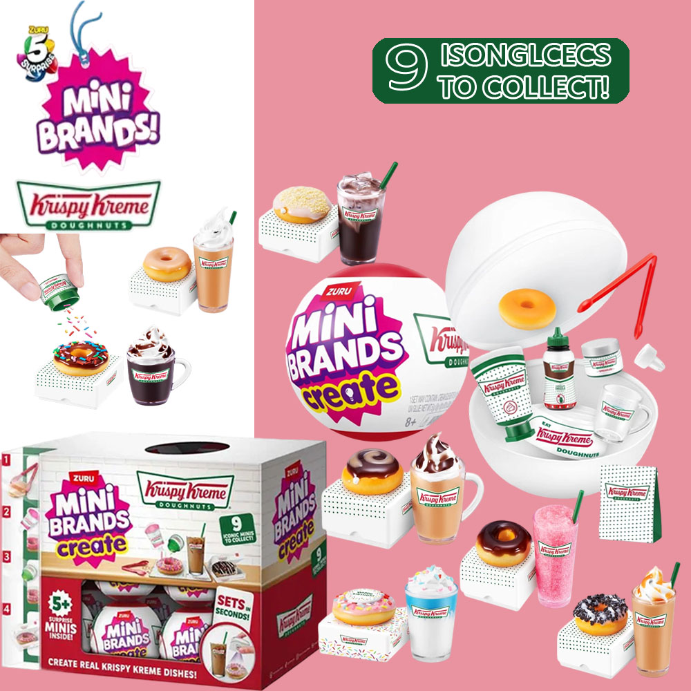 Мини-бренды Zuru Krispy Kreme  – обзор и цена Miniature Baking Kitchen
