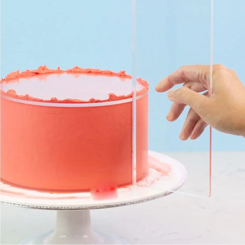 Акриловый скребок для торта, 4 – обзор и цена Fondant Smoother Set